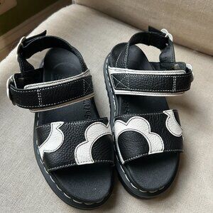 Doc Martens flower sandals